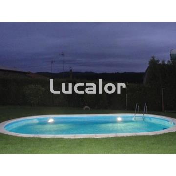 Piscinas enterrar  de gre  serie star pool forma ovalada altura 150 cm - Imagen 2