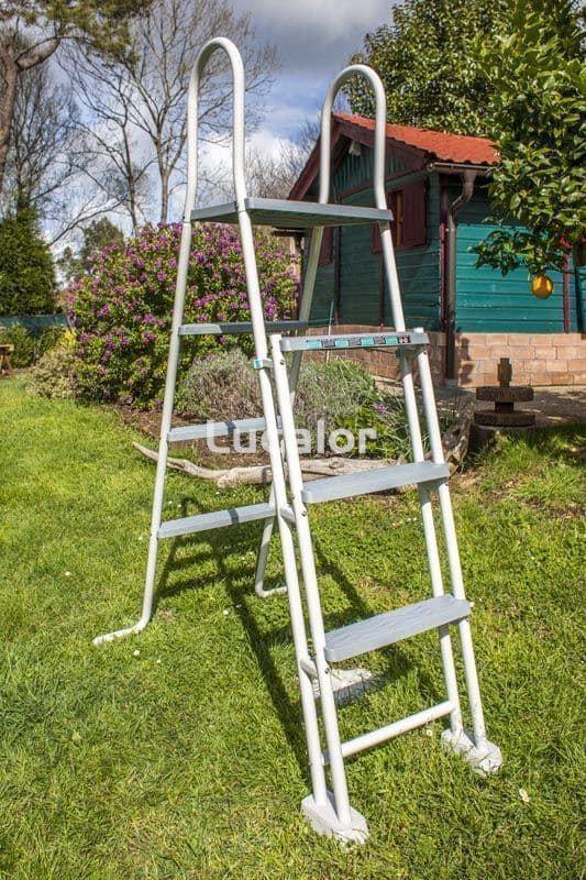 Piscinas Gre aspecto madera serie mauritius redondas altura 132 cm - Imagen 5