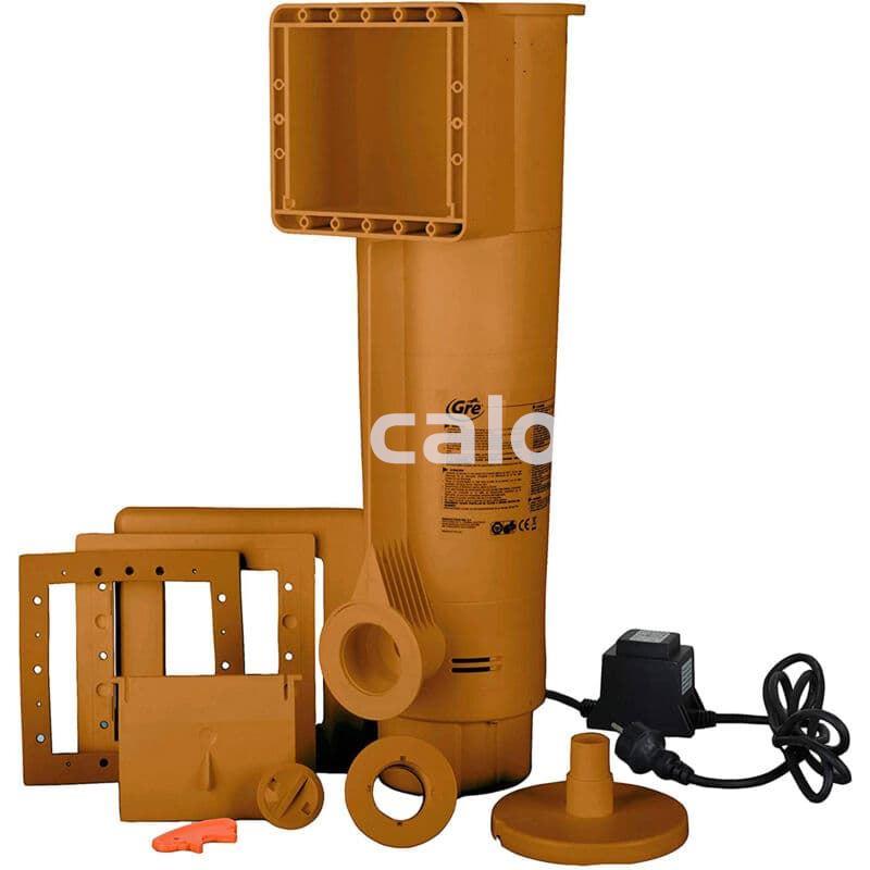 Piscinas Gre aspecto madera serie sicilia redondas  altura 120 cm - Imagen 3