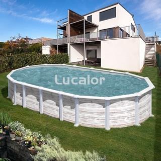 Piscinas Gre ovaladas sin patas laterales  altura 132 cm - Imagen 2