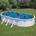 Piscinas gre serie Fidji ovaladas con pioares laterales H 120 cm - Imagen 1