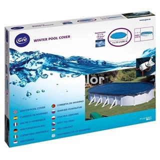 Piscinas gre serie Haiti ovaladas blanca omegas H 132 cm - Imagen 2