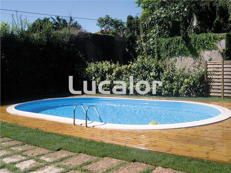 Piscinas gre serie Madagascar forma ovalada enterrar H 150 cm - Imagen 2