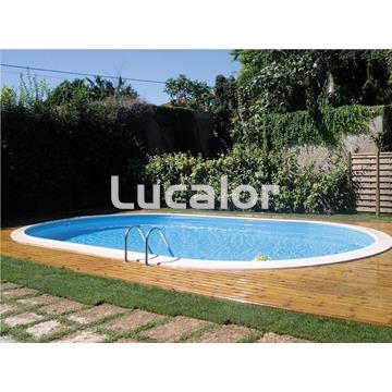 Piscinas  gre serie Madagascar forma ovalada  enterrar H 150 cm - Imagen 2