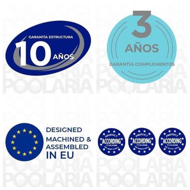 Piscinas gre serie Sumatra forma redonda altra 120 cm - Imagen 5