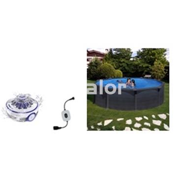 Piscinas serie Granada de gre  aspecto gráfito redondas  altura 132 - Imagen 1