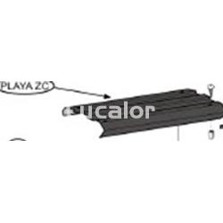 Playa decoración grafito para piscinas ovaladas de gre - Imagen 1