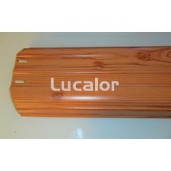 Playas para piscinas redondas de gre imitación a madera - Imagen 1