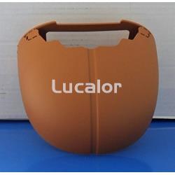 Protector aspeto madera chapa inferior pilar vertical piscinas gre - Imagen 1