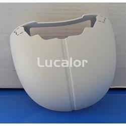 Protector blanco chapa inferior pilar vertical piscinas gre - Imagen 1