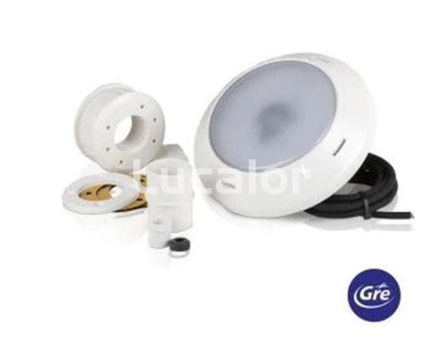 Proyector led blanco piscinas enterrada y madera de gre - Imagen 1