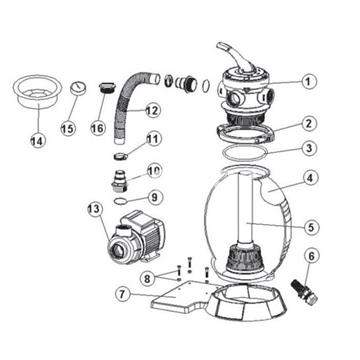 Racord adat.bomba depuradora bomba monoblock 300 de Qp. - Imagen 2