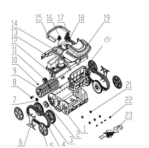Recambios robot E - TRON I 20 de Qp