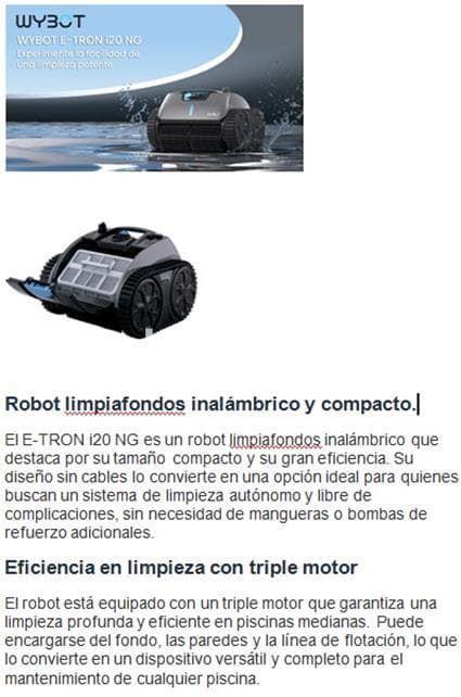 ROBOT   E-TRON i20 NG de Qp - Imagen 4