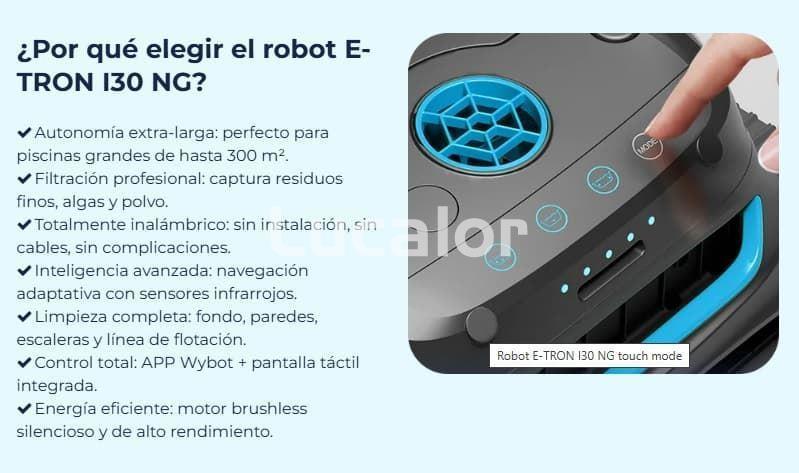 Robot limpiafondos E-TRON I30 NG WYBOT - Imagen 6