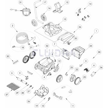 Rodillos portacipillos (pack  2 uds ) Zodia Vortex de gre - Imagen 2