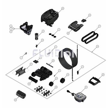 Ruedas delanteras completa  para robot TORNAX y TX 2 ud - Imagen 2