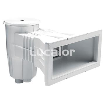 Skimmer 15 L boca ampliación tapa redonda piscina hormigón AstralPool - Imagen 1