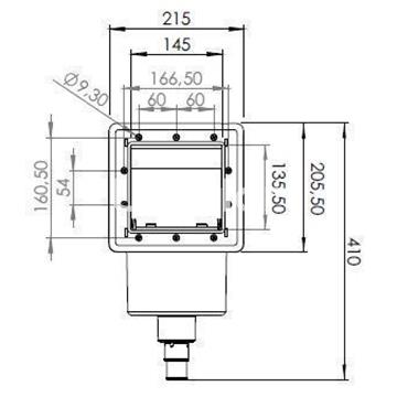 Skimmer marrón y boquilla de impulsión Gre AR100W - Imagen 2