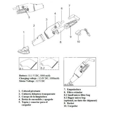 Soporte filtro limpiafondos Electric Vac VCB50 de gre - Imagen 2