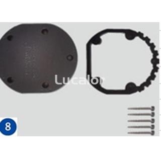 Tapa de aluminio + tornillos + junta. ducha gre modelo SSAL18 - Imagen 1