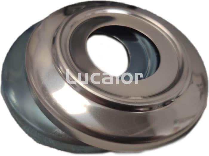 Tapa embellecedora  D. 43 escaleras inox de colgar - Imagen 1