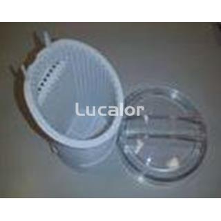 Tapa prefiltro + cestillo bomba fiji depuradoras gre FS300/320/400 FA6030/6040/6050/6070 - Imagen 1