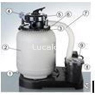 Tapa prefiltro + cestillo bomba fiji depuradoras gre FS300/320/400 FA6030/6040/6050/6070 - Imagen 2