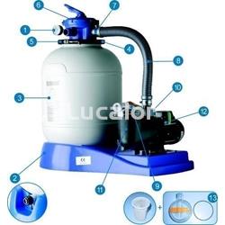 Tapon vaciado cuba de arena depuradora gre AR 1350/7051 - Imagen 2
