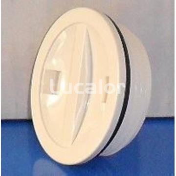 Tapón valvúla retorno  skimmer Gre  color blanco - Imagen 1