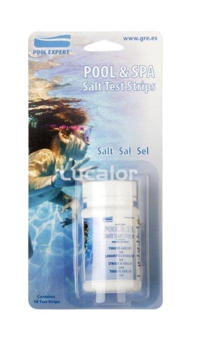 Tiras de análisis de nivel de sal en la piscina - Imagen 1