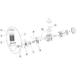 Turbina bombas fiji 3 para depuradoras gre FA6030 - Imagen 2