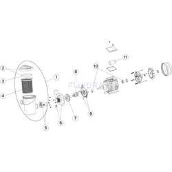 Turbina bombas fiji 4 para depuradoras gre FA6050 - Imagen 2