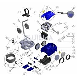 Unidad de control solo  fondo  Zodiac TornaX de gre - Imagen 2