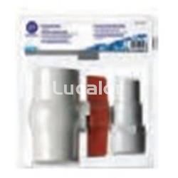 Válvula Bola y 2 conectores roscados Ø32-38mm - Imagen 1