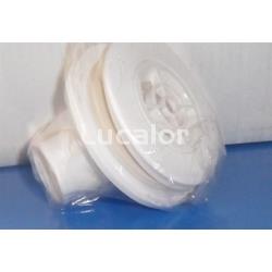 Valvúla retorno curva skimmer Gre  AR 100 color  blanco - Imagen 1