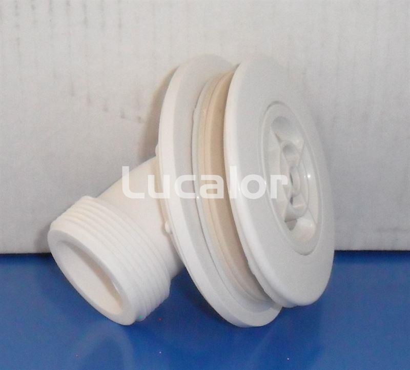 Valvúla retorno p.v.c  skimmer standar Gre AR 100  color blanco - Imagen 1