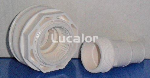 Valvúla retorno recta  skimmer  Gre versión 2010 color blanco - Imagen 2