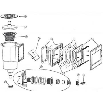 Válvula  retorno skimmmer AR 101 americano - Imagen 2