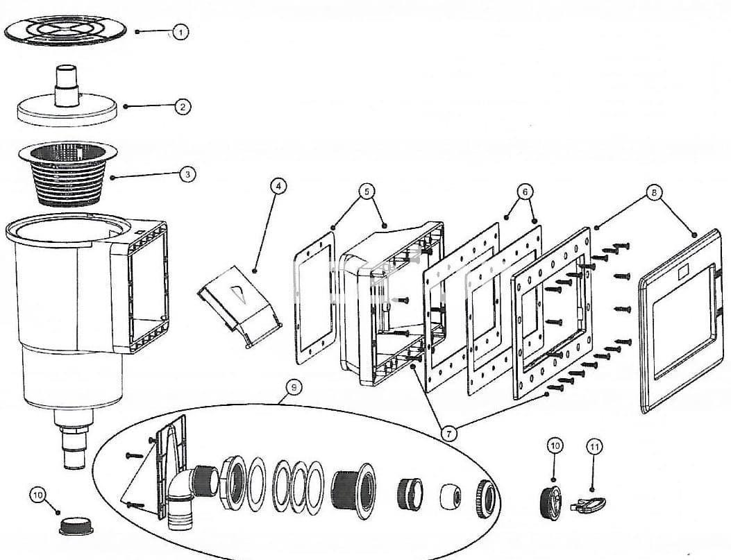 Válvula  retorno skimmmer Gre AR 101 americano - Imagen 2