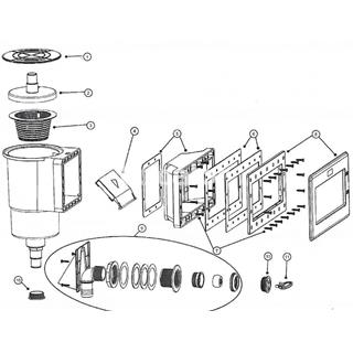 Válvula  retorno skimmmer Gre AR 101 americano - Imagen 2