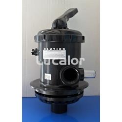 Válvula selectora de 6 vias para depuradora gre modelo AR715/ FA6070/80 y 6100  alta - Imagen 1