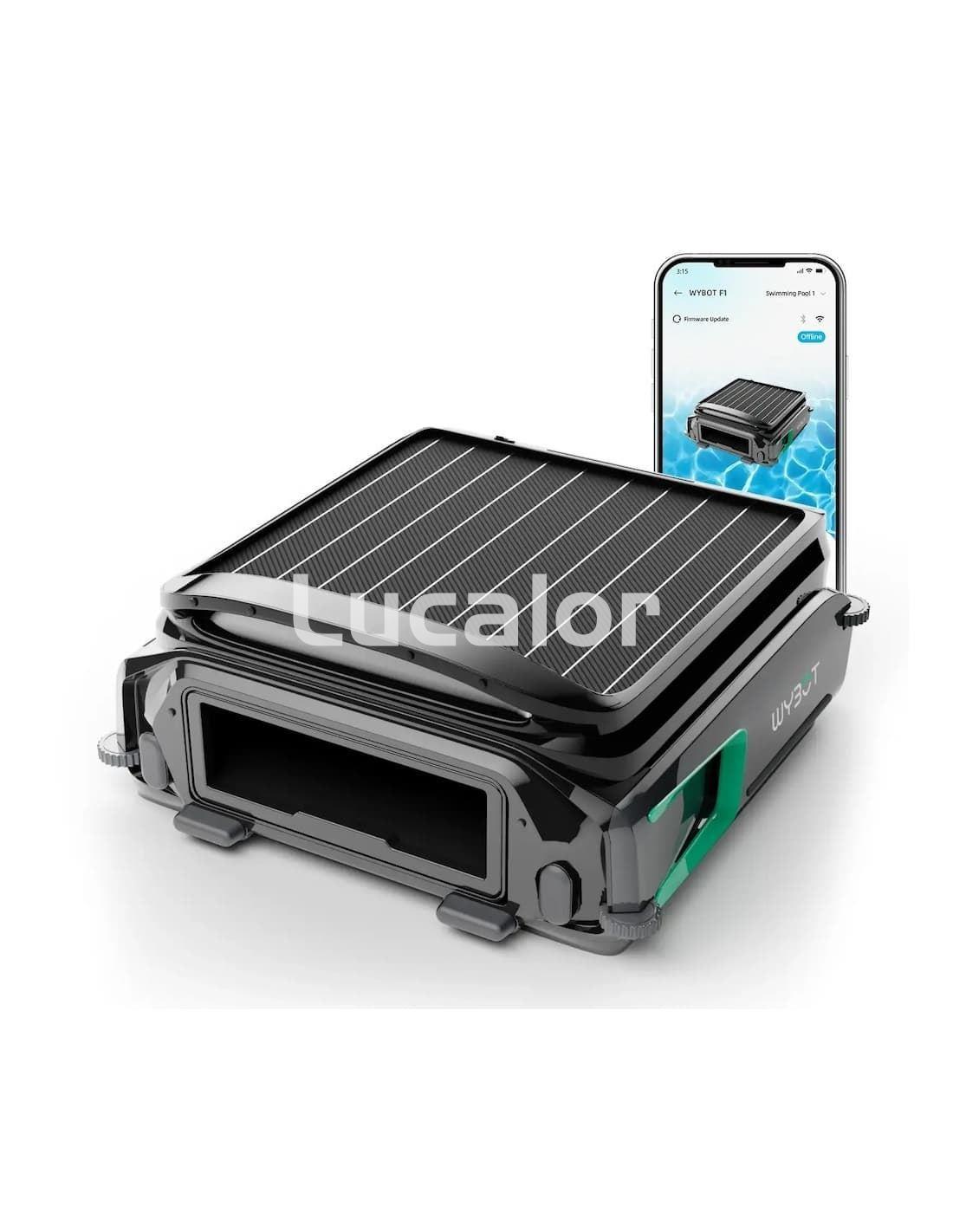 Wybot E-Tron F1 robot solar skimmer  superficie piscina - Imagen 1